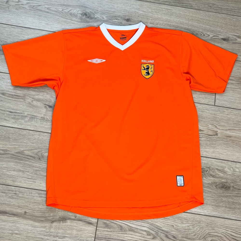 Umbro Holland Orange Soccer Jersey Netherlands 🇳🇱